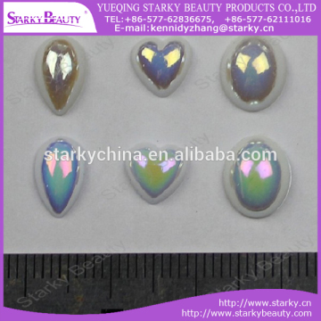 half cut pearls,nail pearl nail art decoration