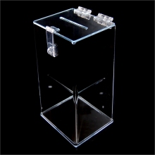 Donation Boxes, Clear Acrylic Donation Boxes, Collection Boxes, Fundraising Boxes