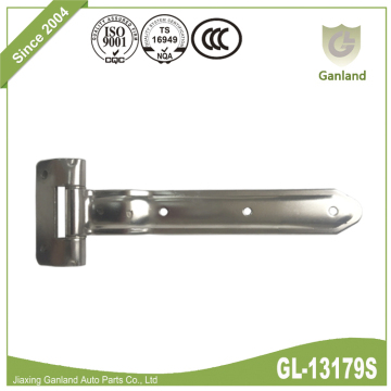 16" Square Corner Door Hinge with Reverse Bracket