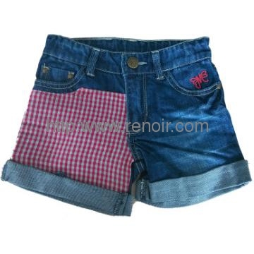 denim short pants