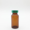 Fiala verde ambrata sterile da 8 ml con tappo verde