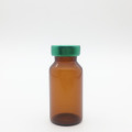 8ml Amber Sterile Serum Vials Green Cap