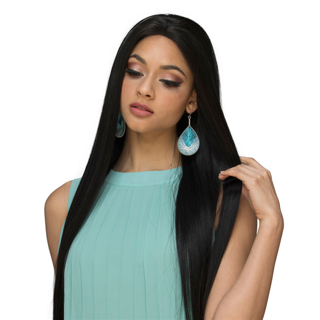 Lsy Virgin Cuticle Aligned Hair Wholesale Vendor, Raw Brazilian Straight Hair Bundles WIth Frontal Closure 10A Grade  Hair Weave