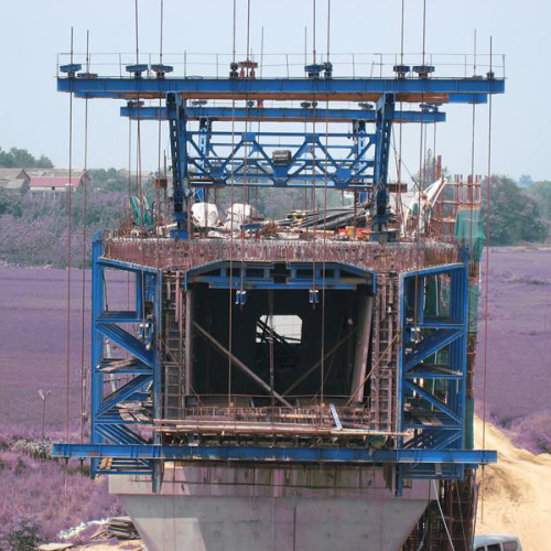 Sistema de encofrado del puente del sistema de acero