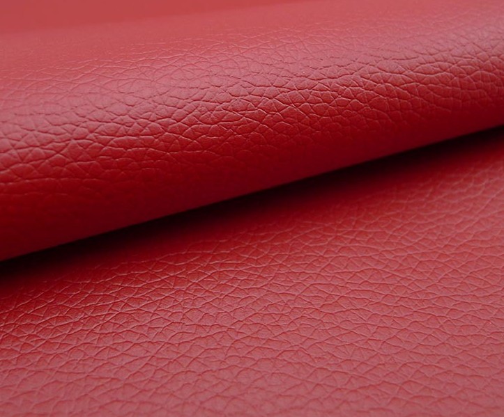 rot-0.8mm kleines litchi Muster halb PU-Leder red-0.8mm small litchi pattern semi PU leather