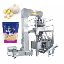 Sliced Tomato and Peeled Garlic Linear Doypack Pouch Packing Machine