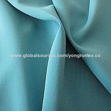 Polyester and spandex interwoven fabric