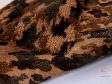 Sherpa With Camouflage Printing