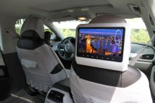 9" Led Portable Active Headrest Dvd Player Ir / Fm Transmitter