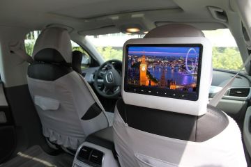 9" Led Portable Active Headrest Dvd Player Ir / Fm Transmitter