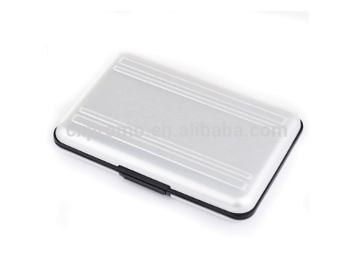 Best Selling Aluminum Memory Card storage Sd Card Case for SD card and Micro Sd