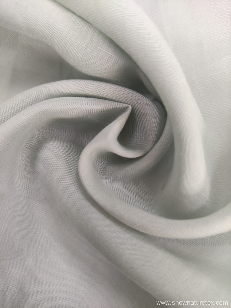 94%Tencel 6%Linen Woven Lenzing Fabric