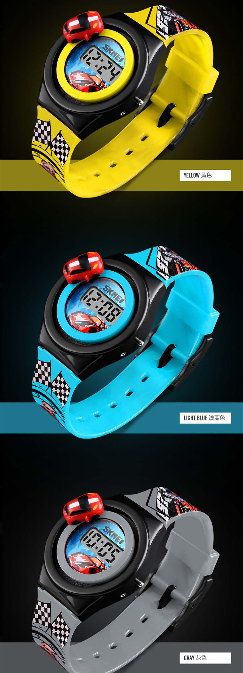 new promotion date digital cheap kids watch