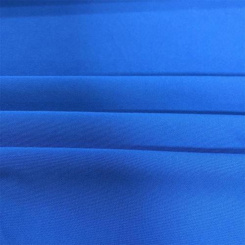 Recycled Polyester Ssustainable Woven Spandex Solid Fabric