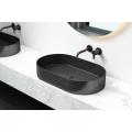 Black Shower Basin Stainless Steel Bathroom Sink