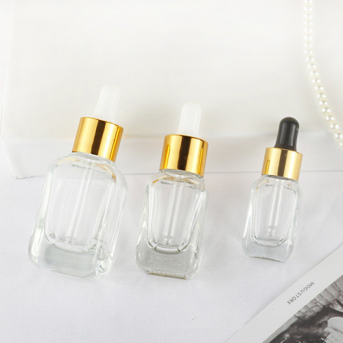 10ML 20ML 40ML Square glass dropper bottle