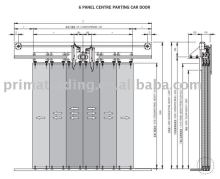 Elevator Car Door operator-6 Panel Centre opening
