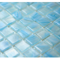 Blue Square Glass Mosaic For Outdoor Swimming Pool