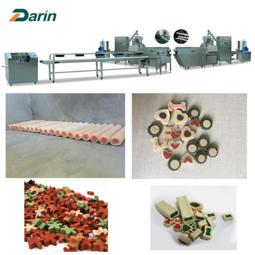 Single Screw Extruded Dog Chews Machine Processing