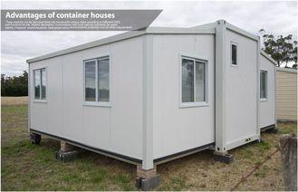 20Ft / 40 Foot Prefab Compact Home , Folding Container Hous