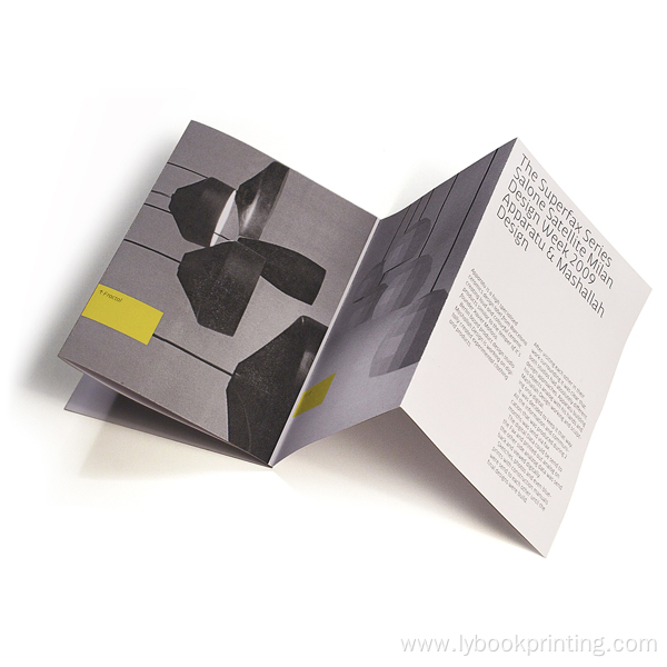 fold brochure pamphlet paper printing accordion book