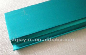 wood grain powder coating extruded aluminium profile