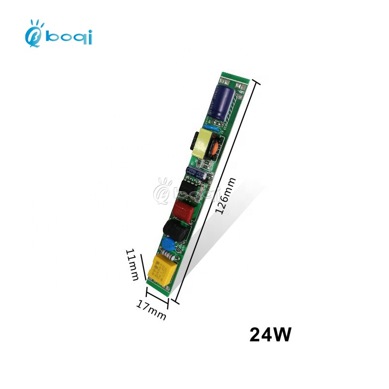 Hot selling boqi 36V 85V pass EMC 18w 20w 24w 280mA HPF LED Driver t5 t8 for led tube light