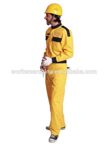 Poly Cotton Safety Coverall Used For Industrial Workwear