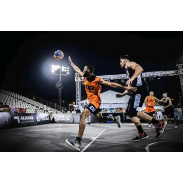 FIBA 3 × 3 Certificated Interlocking Court Tile voor basketbal encedel 02