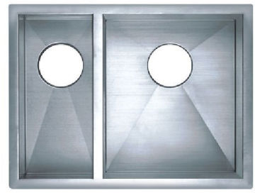 Handmade double bowl kitchen sinks stainless steel