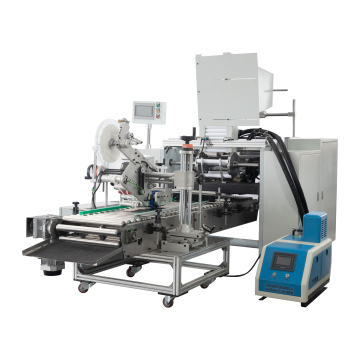 Aluminum Foil Rewinding Machine with Automatic Labeling for BBQ Foil Rolls