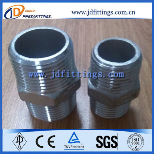 304 Stainless Steel pipa laki-laki puting Hexagon puting