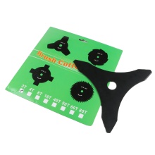 Blade 3T Rotary Cutting Blades for Grass Cutters: Black, Triangle Shape Trimmer Blade