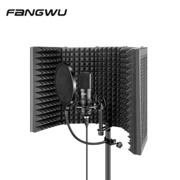 Hot Sale: 5-Door Metal Soundproofing Microphone Isolation Shield - Enhance Your Audio Quality Today!