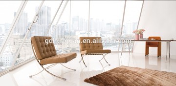 barcelona chair leather chair stainless steel chair with good quality