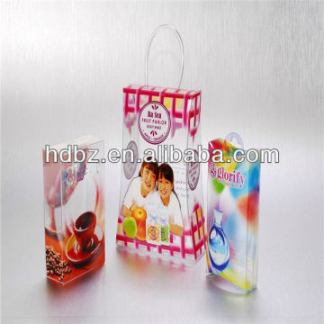 custom transparent plastic folding boxes printing