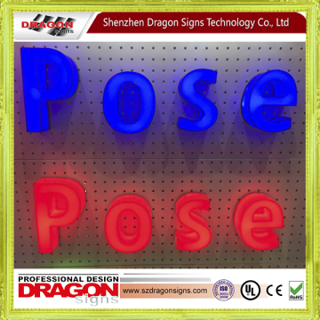 Different Design Custom Led Logo Sign Advertised Illuminated Light Box Letters