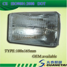 Sealed beam 4651Auto head lamp 165x100