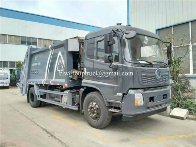 Dongfeng 4x2 5T 8M3 شاحنة القمامة الضاغطة