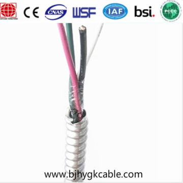 Cable blindado Cable de aluminio enclavado Cable de 600V Mc AC Bx Cable