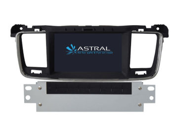 Multimedia Double Din 508 Peugeot Navigation System , In Dash Receiver Car Dvd Player