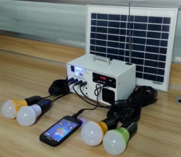 10w solar home kits with fm radio