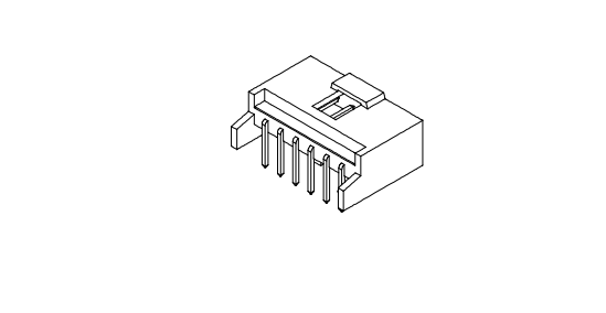 Cabeçalho de caixa de 90 ° de 2,54 mm de 90 ° AW2547RB-XP