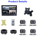 7inch 4CH AHD Recorder DVR Car Monitor System