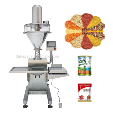 Semi-Automatic Auger Dosing Powder Filling Machine