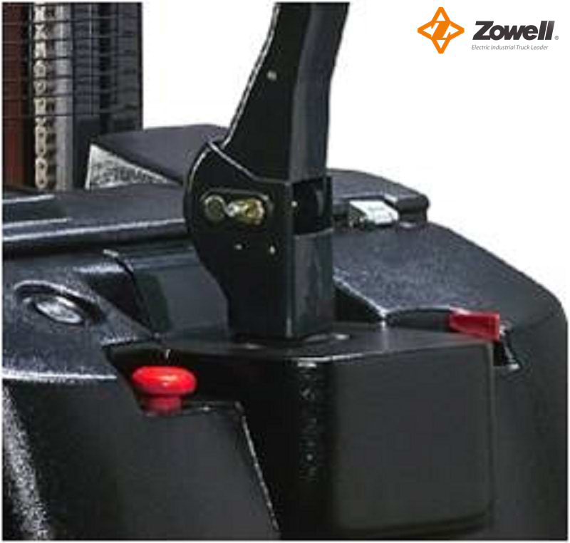 1.5t Adjustable Electric Straddle Stacker Lithium Battery