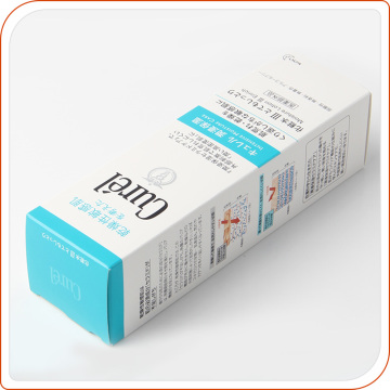 Colour folding paper packaging for skin card bottle packing paper box