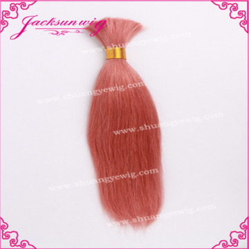 Dark copper red 100% loose human hair bulk extension,bulk hair