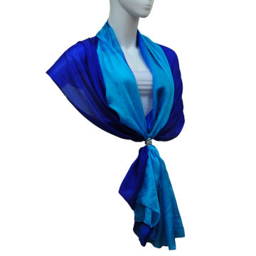 Wholesale uniform silk scarf solid color from China