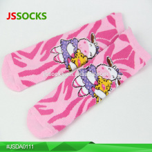 Baby Girls Cotton Cartoon Socks Rubber Bottom Baby Socks